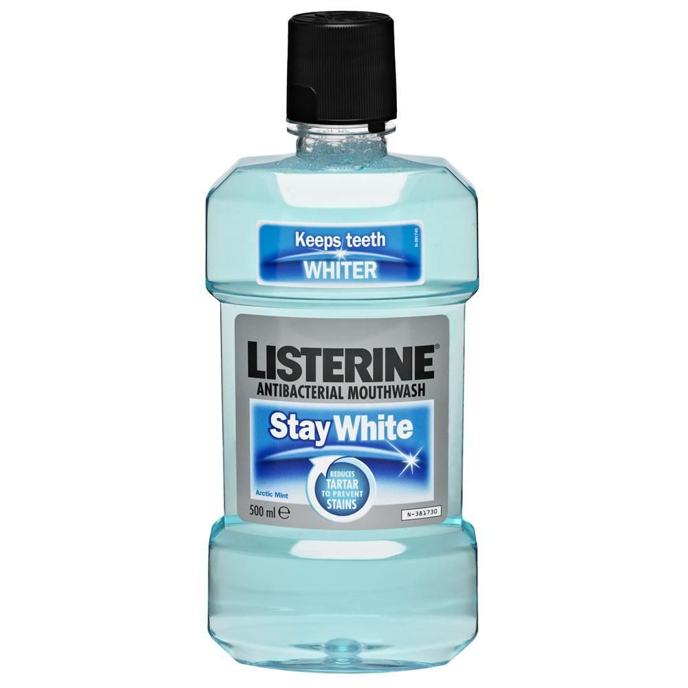 Listerine Mondwater Stay White - 500ml