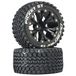 Duratrax Picket ST 2.8 Truck 2WD Mntd 1/2 Offset C2 Tires (2 stuks), zwart