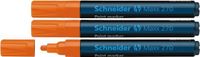 Schneider Schrijfwaren Schneider lakmarker - Maxx 270 - 1-3 mm - oranje - 3 stuks