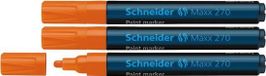 Schneider Schrijfwaren Schneider lakmarker - Maxx 270 - 1-3 mm - oranje - 3 stuks
