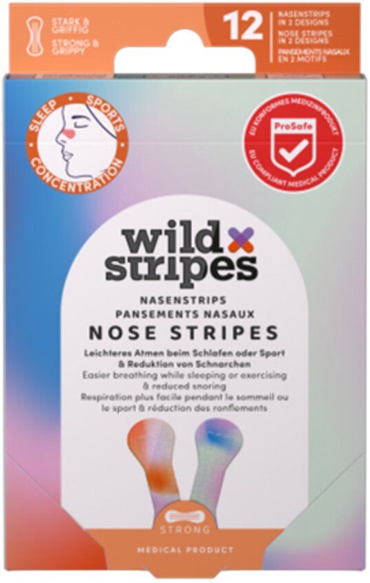 Wild Stripes Pleister Wild Stripes Neusstrips Sunrise - 12 stuks
