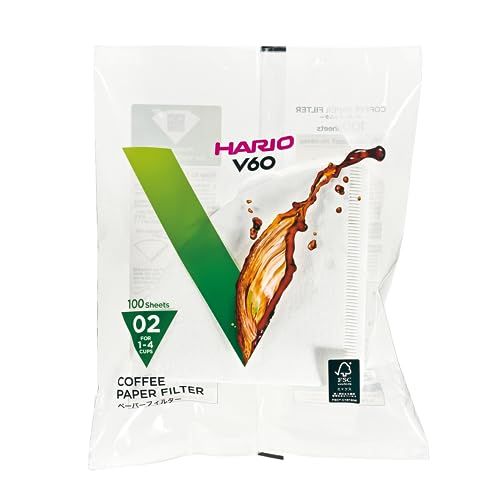 Hario Wit papieren filter/Misarashi filterzakken, medium voor VCF-02-100W stuks