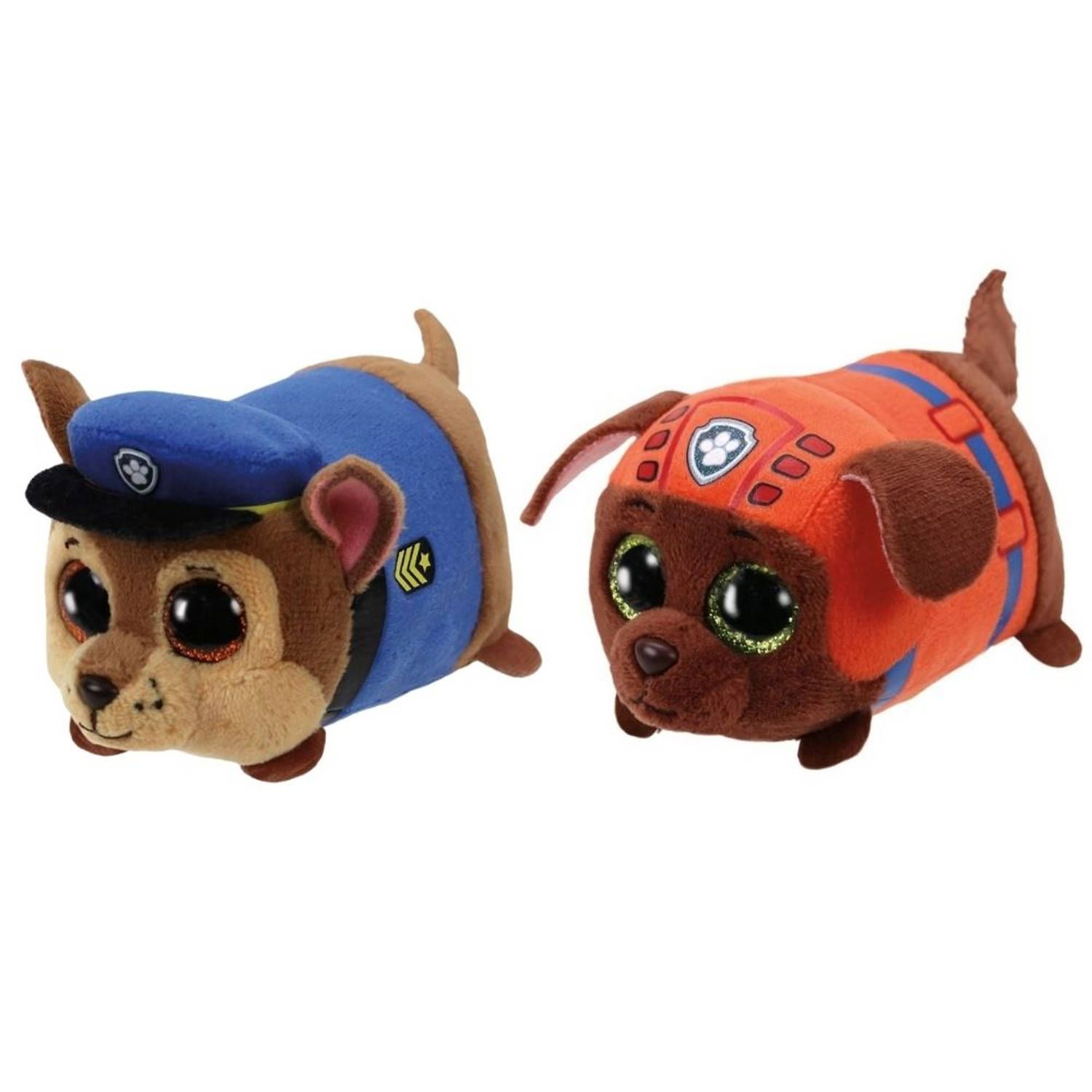 TY - Knuffel - Teeny Paw Patrol - Chase & Zuma - Meerkleurig