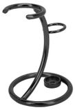 Porte-rasoir en acier inoxydable avec porte-brosse