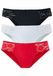 PETITE FLEUR by LASCANA LASCANA PETITE FLEUR Slip rood / zwart / wit