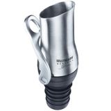Westmark Luca Schenktuit met sluitmechanisme, Roestvrijstaal/Silicone, Zwart/Zilver