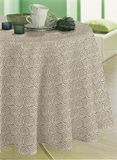 Calitex Ronde was Saigon PVC 140 x 140 cm, taupe