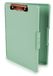 Dexas Slimcase 2 opbergklembord met zijopening, 31,8 x 24,1 cm, zeeschuimgroen met roségouden clip 3517R-5503