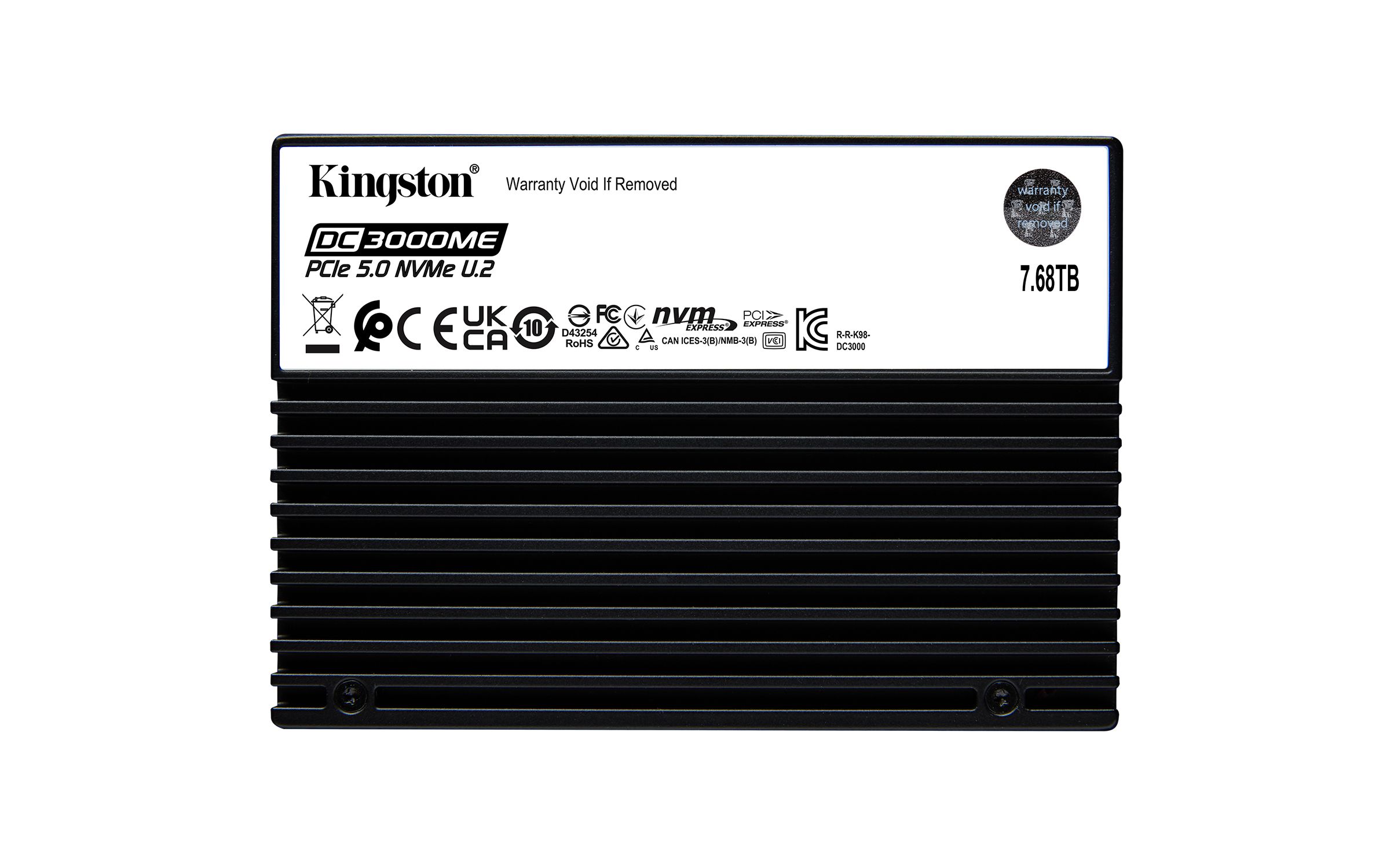 Kingston Technology 7,68TB DC3000ME U.2 PCIe 5.0 NVMe TCG Opal Enterprise SSD