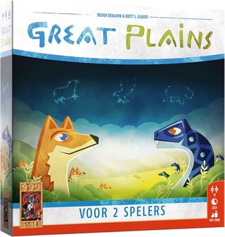 999 Games Great Plains - Bordspel - Strategisch spel voor 2 spelers - Nederlands