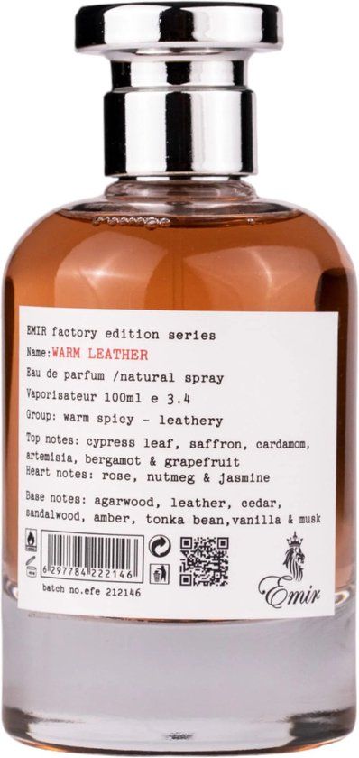 Emir Paris Corner Perfumes LLC Warm Leather / 100 ml / Unisex