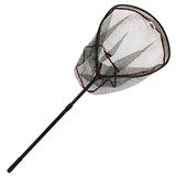 DLT Gummi Predator Compact Net - Schepnet - Rubber Coating - Telescopishe steel - 60x60cm - Rood