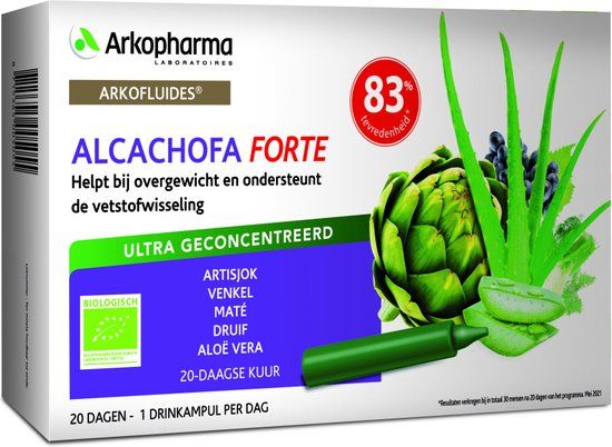 ARKOPHARMA - Arkofluides Alcachofa Forte Bio - 20 ampullen - 8715345005055