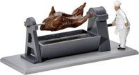 Viessmann Modelltechnik 1552 H0 Grill met os aan het spit figuren Functioneel model