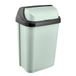 keeeper rasmus Afvalbak met roldeksel, 10 l, 25,5 x 19 x 39 cm, groen (zachtgroen)