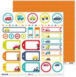 Anita y Su Mundo Collectie op rollen voor scrapbooking, papier en politieauto's, 30,5 x 30,5 cm