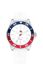 Tommy Hilfiger Kwartshorloge met drie wijzers voor jongeren met armband van roestvrij staal of siliconen, Wit, Riem