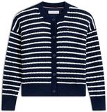 Tommy Hilfiger Kids Unisex Cardigan Blauw Katoen Maat 12 Herfst/Winter 2026