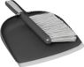 5five Stoffer en blik grijs 32 x 23 cm van kunststof met anti-slip handvat