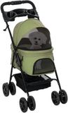 PawHut Hondenbuggy - Staal - 67x45x96cm - Groen