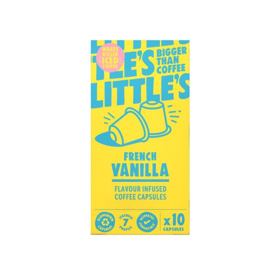 Little's coffee Little's French Vanilla koffie met een smaakje koffiecapsules compatibel met Nespresso®, 10 stuks.