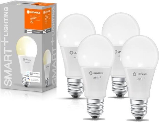 Ledvance LED lamp - Lampvoet: E27 - Warm wit - 2700 K - 9 W - SMART+ WiFi Classic Dimmable