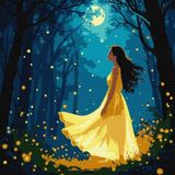 Ideyka Peinture par numéro - Fille parmi les lucioles