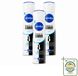 NIVEA Black & White Invisible Pure Déodorant Spray - 150 ml (3 pièces)