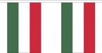 Merkloos / Sans marque Shoppartners Bv Hongarije vlaggenlijn/slinger - 900 cm - polyester stof - landen versiering - feestartikelen
