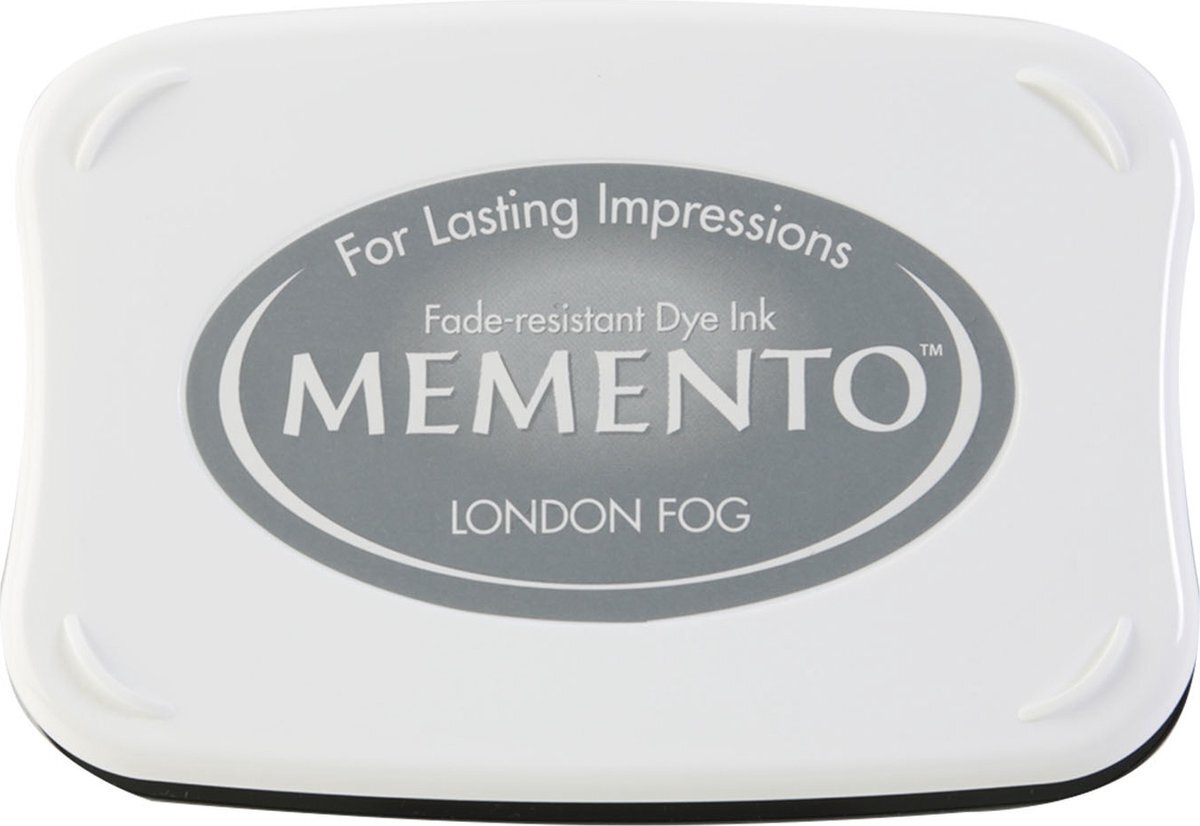 Tsukineko ME-901 Memento ink pad london fog - stempelkussen groot - koel grijs