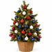 Kaemingk B.V. Boules de Noël en plastique - 42 pièces - Rouge, Blanc, Bleu - 3 cm