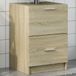 Maison Exclusive - Meuble sous lavabo Chêne Sonoma 40x37x59 cm Matériau dérivé du bois