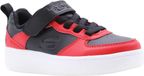 Skechers Hoge Sneakers Kinderen Zwart Leer Maat 30