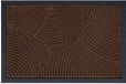 Merkloos Relaxdays Deurmat - golven - 60x40 cm - polypropyleen - antislip - bruin