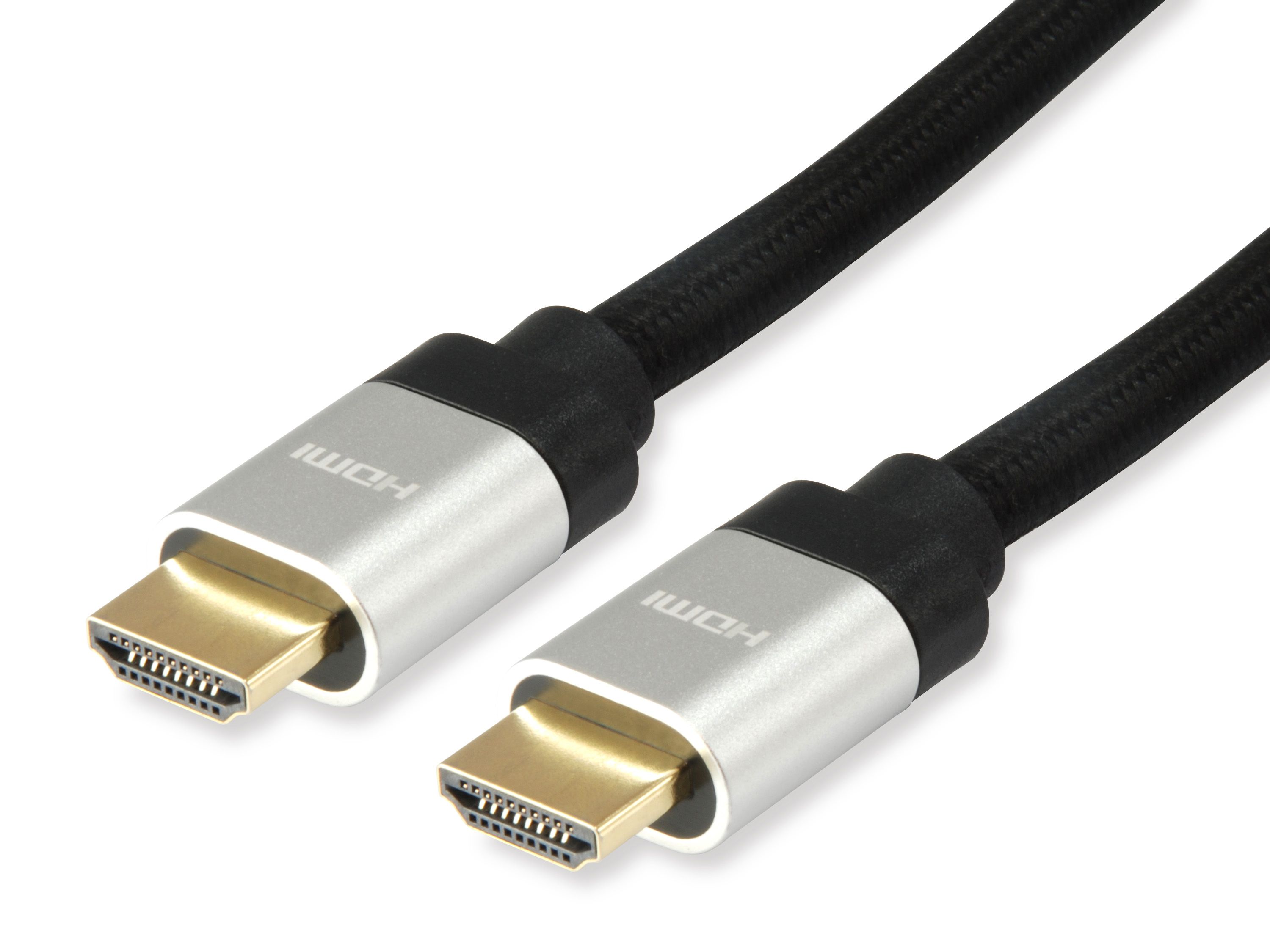 Equip 119383 HDMI Cable - 5m - Black/Silver