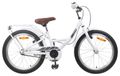 Vélo enfant 18 pouces pour 5-7 ans blanc