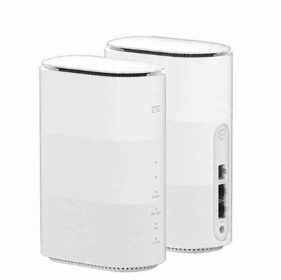 ZTE Poland ZTE G5B (MC888) – Ultrasnelle 5G Indoor Router – Wi-Fi 6 AX3600 – Tot 3.4 Gbps – Simkaartslot – Verbindt tot 64 Apparaten – Plug & Play – Wit