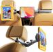 Merkloos LISEN Tablethouder voor in de auto, uittrekbare tablethouder, hoofdsteun, universele tablet-hoofdsteunhouder voor iPad, switch, smartphone, Samsung Tab en 4,7-13 inch apparaten
