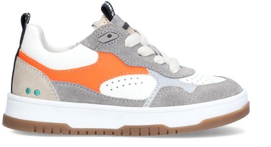 BunniesJR 226245-484 Jongens Lage Sneakers - Grijs - Leer - Veters