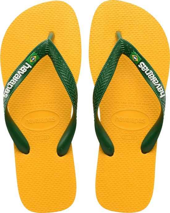 Havaianas BRASIL - Gele Unisex Teenslippers - Maat 41/42 - Lente/Zomer 2024
