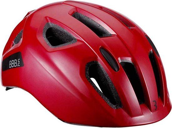 BBB Cycling Sonar Kinderhelm Fiets - Glanzend Rood - Maat M