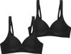 Triumph Bügelloser BH Modern Soft+Cotton Zwart 85D