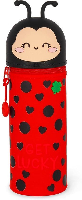 Legami Kawaii Etui - Good Luck Accessoire - lieveheersbeestje - Compact Design