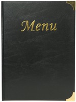 Securit Menukaart Basic ft A4 Zwart