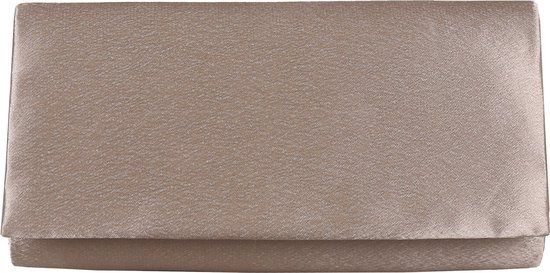 Bulaggi Clutch voor Dames / Schoudertas - Satijn - Naturel