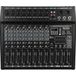 Thornton Axispower 8 8-kanaals vermogensmixer met geïntegreerde versterker, bluetooth-streaming en MP3 USB/SD