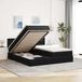 Maison Exclusive - Cadre de lit ottoman avec matelas, noir, 180x200 cm, velours