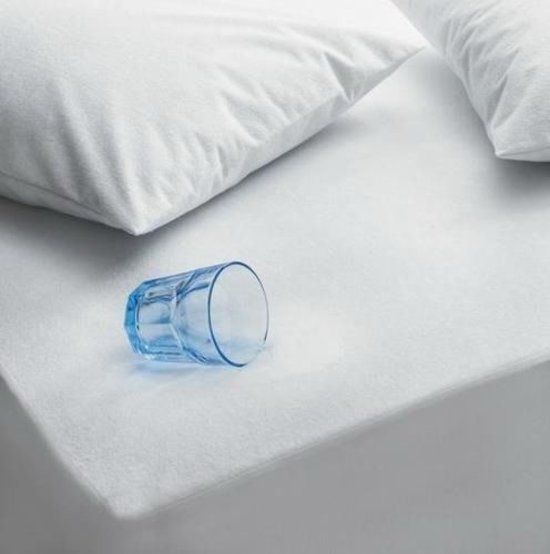 Dreamtime Waterdichte Matrasbeschermer/Molton Twee Persoons 160x200 Met 30cm Hoek Hoogte - Wit