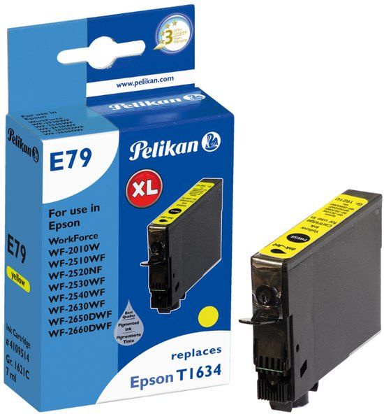 Pelikan E79 Inktcartridge Geel