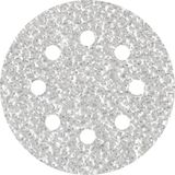 Wolfcraft Papier de verre pour ponceuses orbitales - 25 Pièces - Ø 125 mm - grain 120